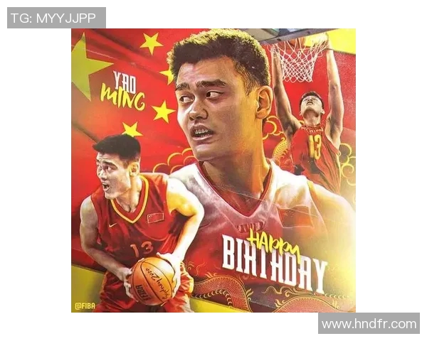 姚明的身高与梦想交织的夸张速写展现篮球巨星的传奇人生